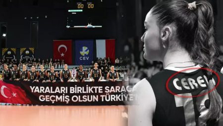 VakıfBank’ın çeyrek finale yükseldiği uğraş öncesi Zehra Güneş’ten manalı hareket