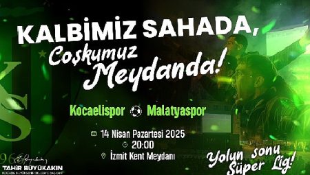 Kalbimiz alanda, coşkumuz meydanda