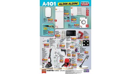 29 Mayıs’ta A101’de Motosikletten Konut Eserlerine Geniş Eser Yelpazesi