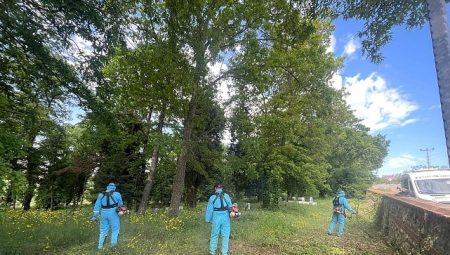 Bayram hazırlığında mezarlıklara özel bakım