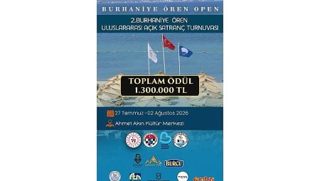 Burhaniye’de Milletlerarası Satranç Turnuvası İçin Kayıtlar Başladı