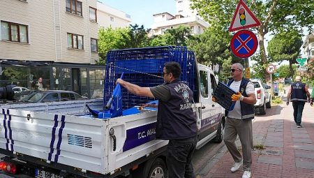Maltepe Belediyesi zabıta takımları işgallere karşı alanda